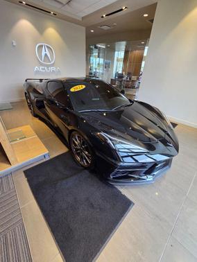 Black 2024 Chevrolet Corvette Stingray w/3LT