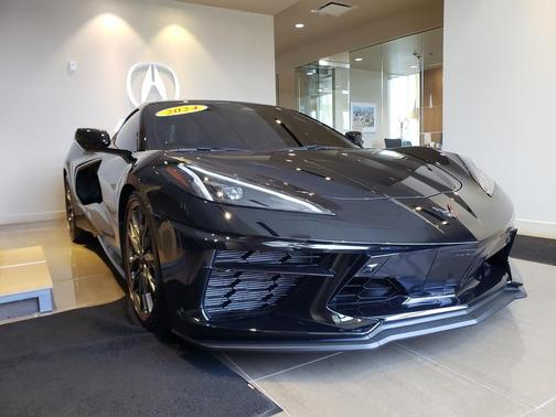 Black 2024 Chevrolet Corvette Stingray w/3LT