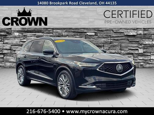 Majestic Black Pearl 2023 Acura MDX Advance Package