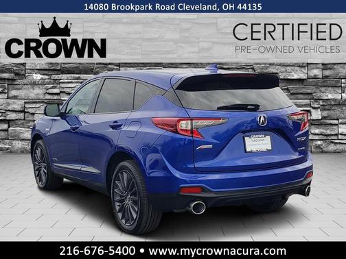 Apex Blue Pearl 2023 Acura RDX A-Spec Advance Package