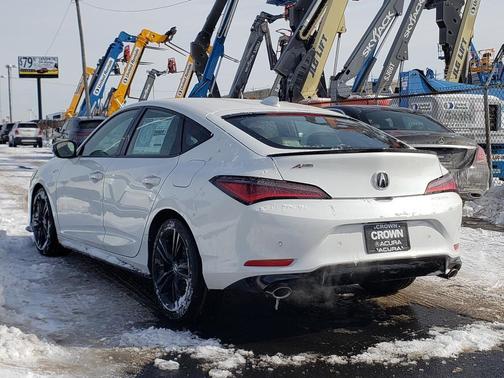 Platinum White Pearl 2026 Acura Integra FWD A-Spec with Technology