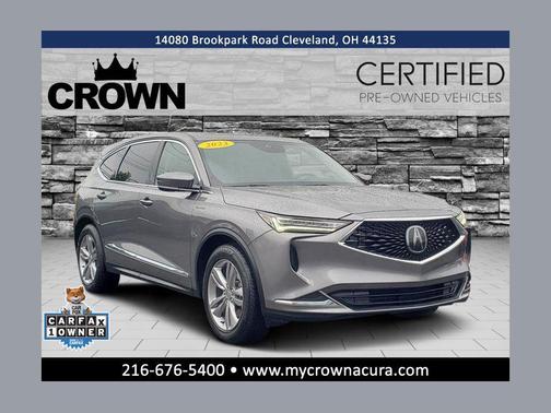 Liquid Carbon Metallic 2023 Acura MDX Standard