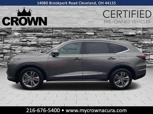 Liquid Carbon Metallic 2023 Acura MDX Standard