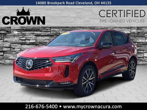 Performance Red Pearl 2025 Acura RDX A-Spec Advance Package