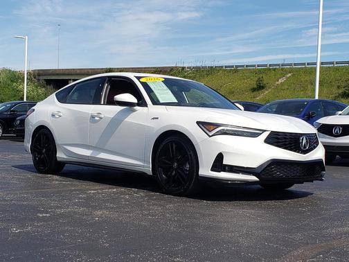 Platinum White Pearl 2026 Acura Integra FWD A-Spec