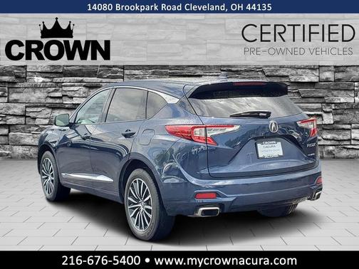 Canyon River Blue Metallic 2025 Acura RDX Advance Package