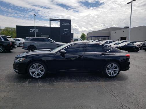 Majestic Black Pearl 2023 Acura TLX Technology