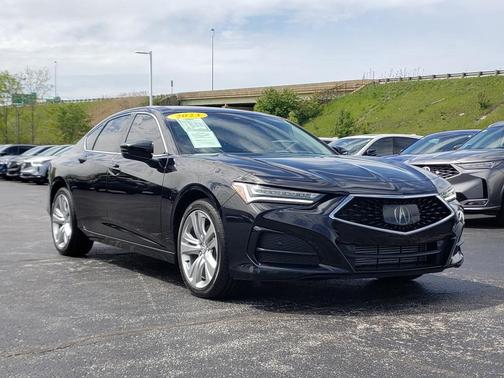 Majestic Black Pearl 2023 Acura TLX Technology