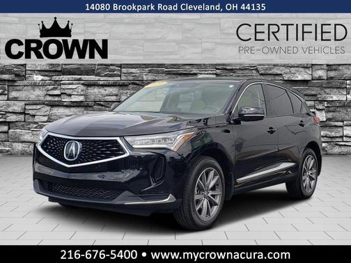 Majestic Black Pearl 2024 Acura RDX Technology Package