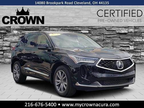 Majestic Black Pearl 2024 Acura RDX Technology Package