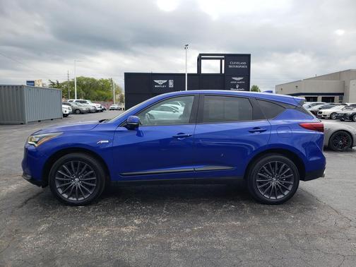 Apex Blue Pearl 2022 Acura RDX A-Spec Advance Package