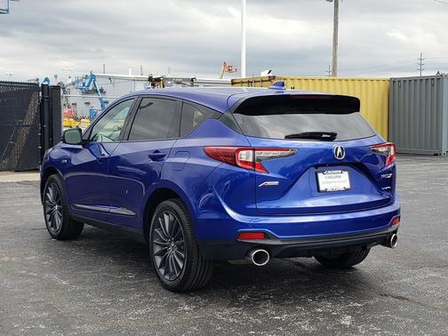 Apex Blue Pearl 2022 Acura RDX A-Spec Advance Package