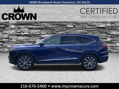 Fathom Blue Pearl 2023 Acura MDX Technology Package