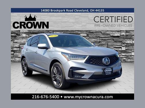 Lunar Silver Metallic 2020 Acura RDX A-Spec