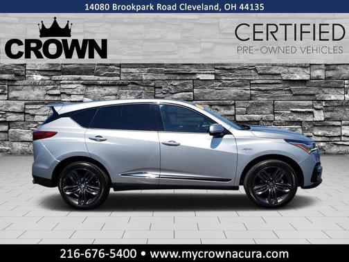 Lunar Silver Metallic 2020 Acura RDX A-Spec
