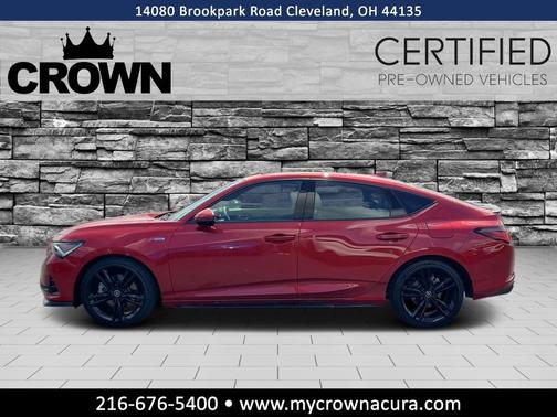 Performance Red Pearl 2026 Acura Integra FWD A-Spec with Technology