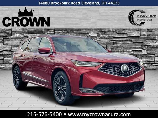 Red / Tan 2026 Acura MDX Advance Package