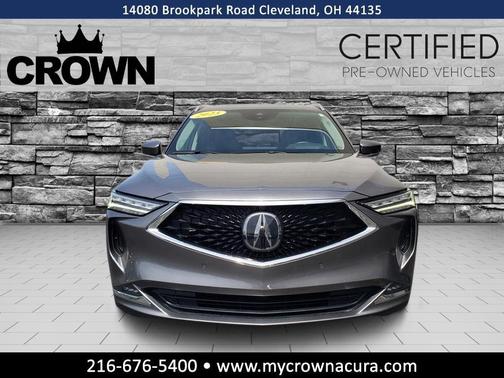 Liquid Carbon Metallic 2023 Acura MDX Advance Package