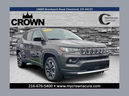 Granite Crystal Metallic Clearcoat 2022 Jeep Compass Limited