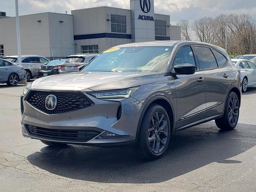 Liquid Carbon Metallic 2023 Acura MDX A-SPEC