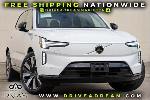 Crystal White Metallic 2025 Volvo EX90 Ultra, Twin Motor, Fully electric, 7 Seats