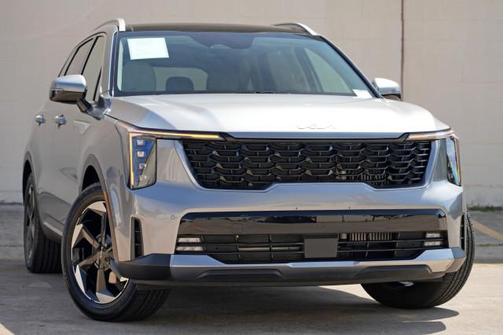 Steel Gray 2025 Kia Sorento Hybrid EX