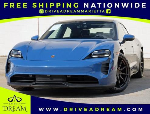 Neptune Blue 2023 Porsche Taycan w/ Premium Package