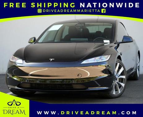 Solid Black 2024 Tesla Model 3 Standard Range