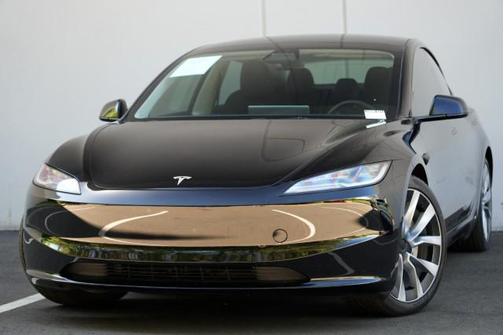 Solid Black 2024 Tesla Model 3 Standard Range