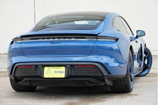 Neptune Blue 2021 Porsche Taycan w/ Premium Package
