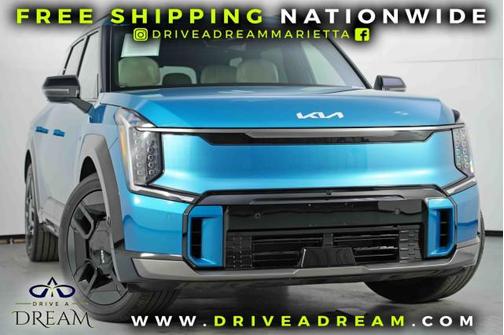 Ocean Blue 2025 Kia EV9 GT-Line