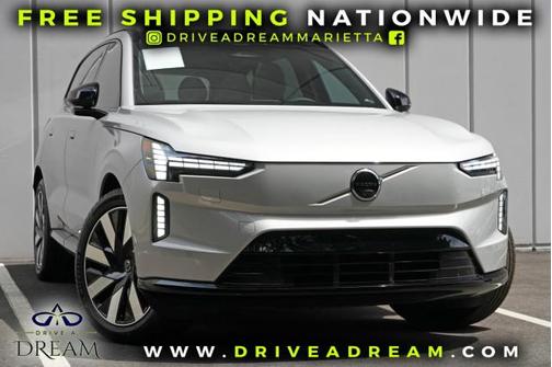 Silver Dawn Metallic 2025 Volvo EX90 Ultra, Twin Motor, Fully electric, 7 Seats