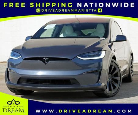 Midnight Silver Metallic 2022 Tesla Model X Dual Motor All-Wheel Drive