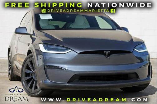 Midnight Silver Metallic 2022 Tesla Model X Dual Motor All-Wheel Drive