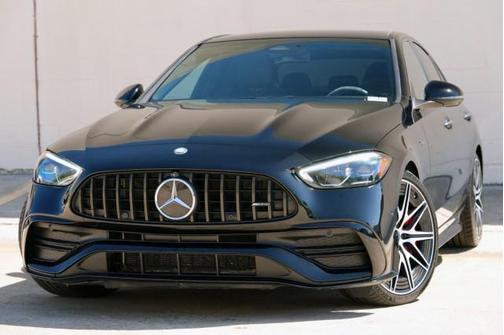 Black 2024 Mercedes-Benz AMG C 43 4MATIC