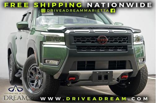 Tactical Green Metallic 2025 Nissan Frontier PRO-4X