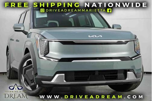 Iceberg Green 2024 Kia EV9 Land
