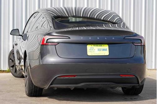 Stealth Grey 2025 Tesla Model 3 Long Range