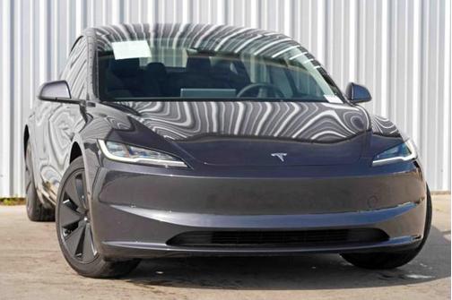 Stealth Grey 2025 Tesla Model 3 Long Range