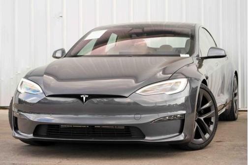 Midnight Silver Metallic 2021 Tesla Model S Plaid