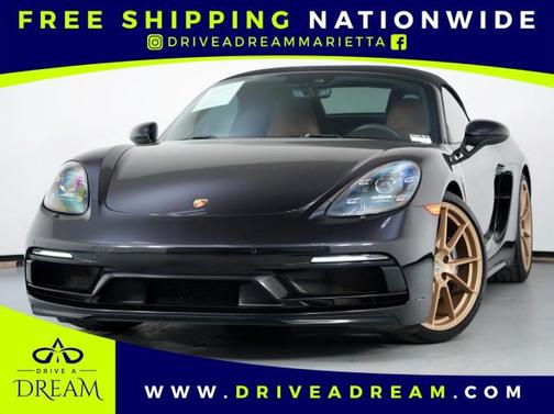 Jet Black Metallic 2021 Porsche 718 Boxster GTS 4.0