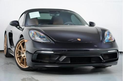 Jet Black Metallic 2021 Porsche 718 Boxster GTS 4.0
