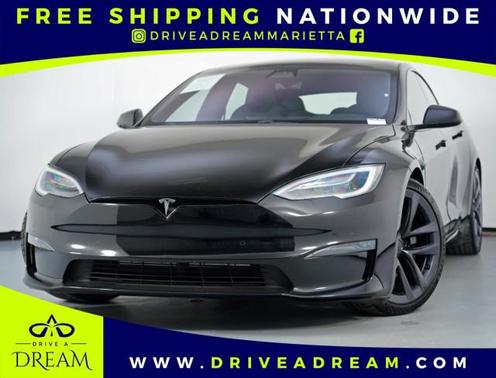 Solid Black 2021 Tesla Model S Plaid