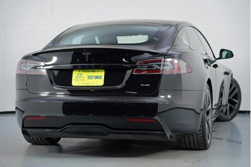 Solid Black 2021 Tesla Model S Plaid