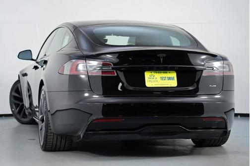 Solid Black 2021 Tesla Model S Plaid