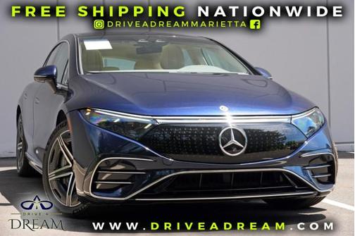 Nautical Blue Metallic 2023 Mercedes-Benz EQS 580 4MATIC