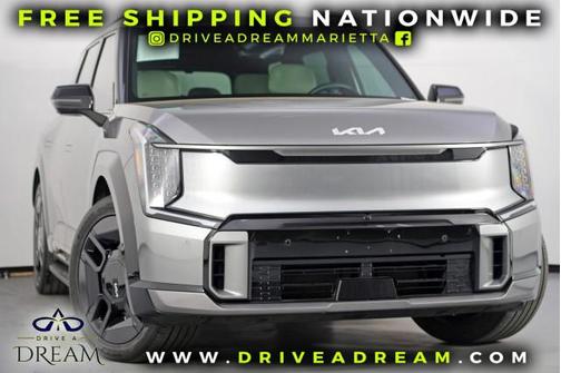 Pebble Gray 2024 Kia EV9 GT-Line