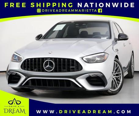 Cirrus Silver Metallic 2024 Mercedes-Benz AMG C 63 S E Performance