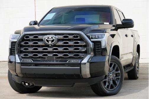 Midnight Black Metallic 2022 Toyota Tundra Platinum