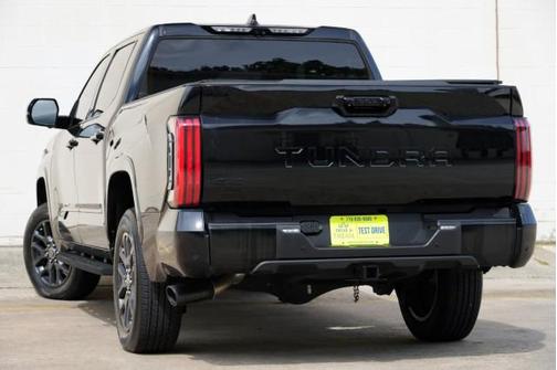 Midnight Black Metallic 2022 Toyota Tundra Platinum